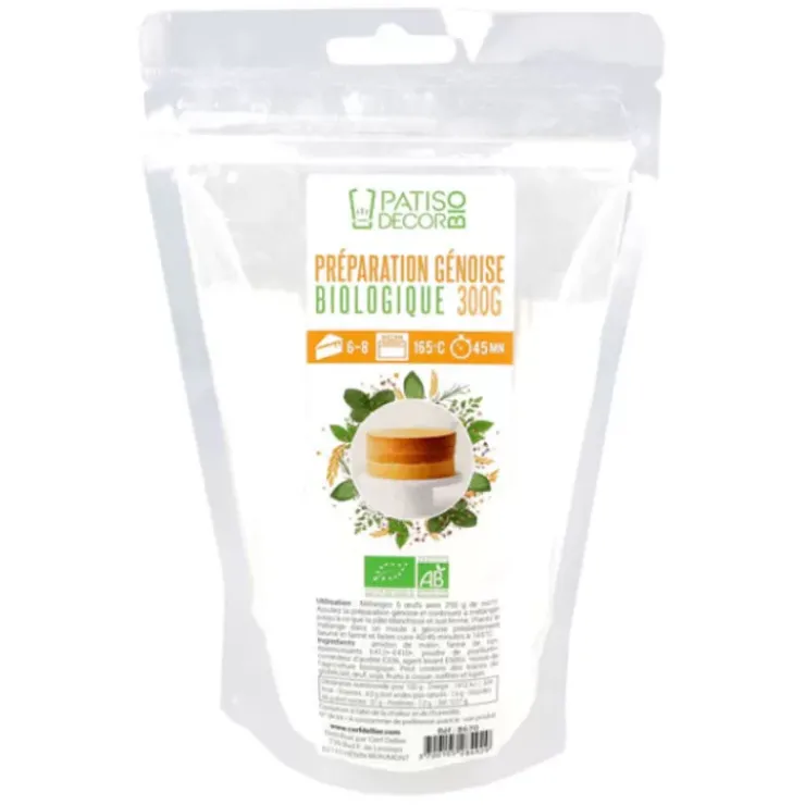 Best Cerf Dellier Preparation Génoise Patisdecor Bio 300 G