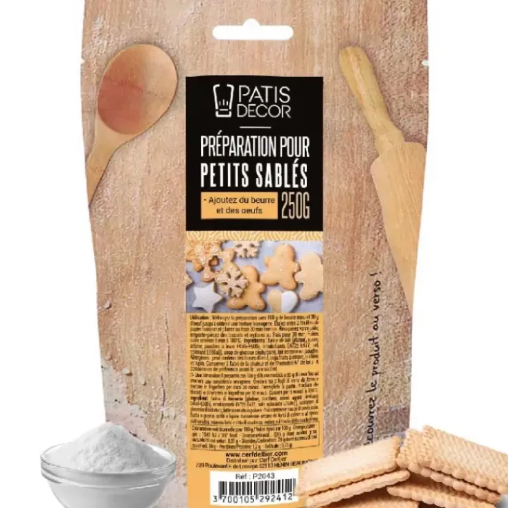 Outlet Cerf Dellier Preparation Pour Petits Sables Patisdecor 250 G