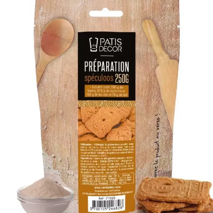 Clearance Cerf Dellier Preparation Speculoos Patisdecor 250 G