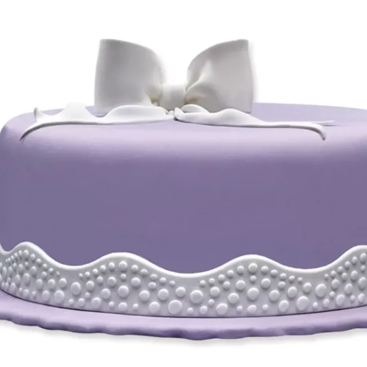 Hot Cerf Dellier Ruban Pâte À Sucre Bulles H 3 Cm (2,5 M)