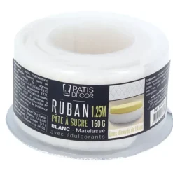 Discount Cerf Dellier Ruban Pâte À Sucre Matelasse H 5 Cm (1,25 M)